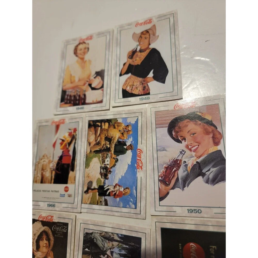 Coca Cola Collection 1994 Series 2 Collectible Cards Bundle Of 8
